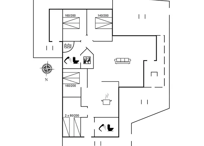 Sakulfuer - 2-5km From The Sea By Interhome Feriehus *